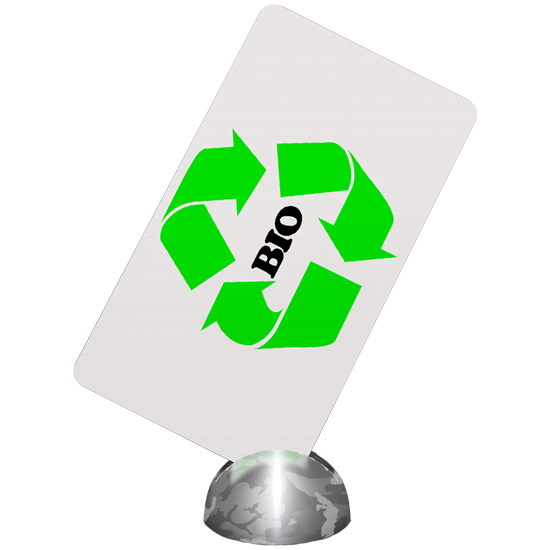 Tarjeta de PVC biodegradable